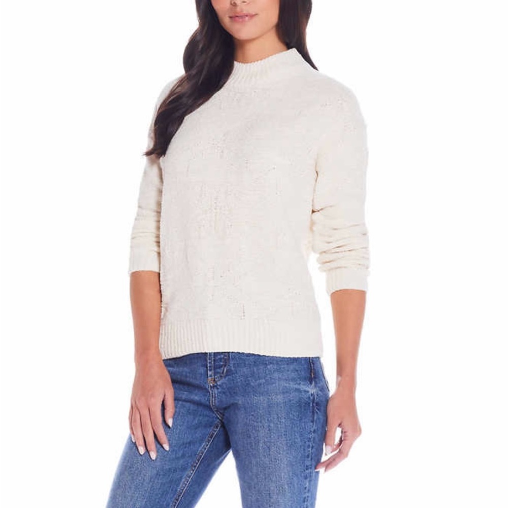 NWT Weatherproof Vintage Ladies' Holiday Chenille Sweater, M - Picture 2 of 3